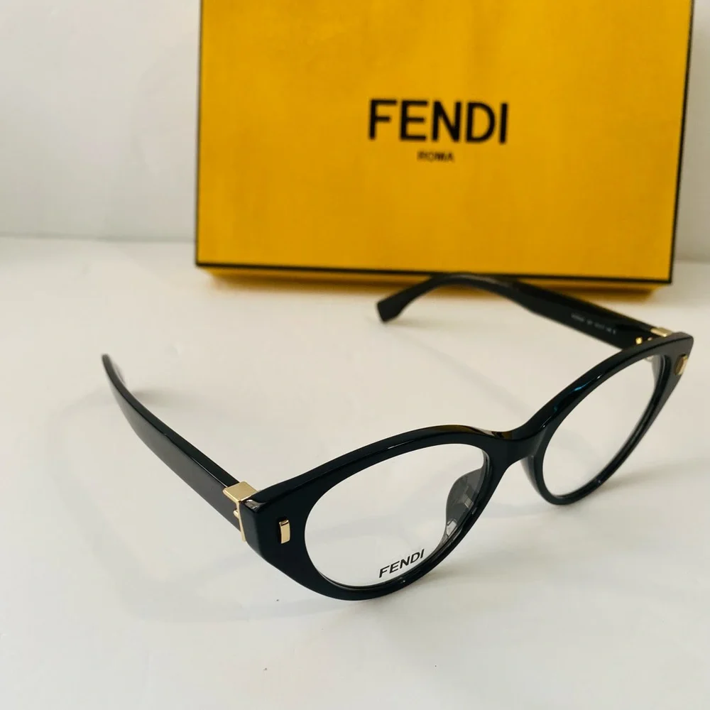 New FENDI Demo Cat Eye Ladies Eyeglasses